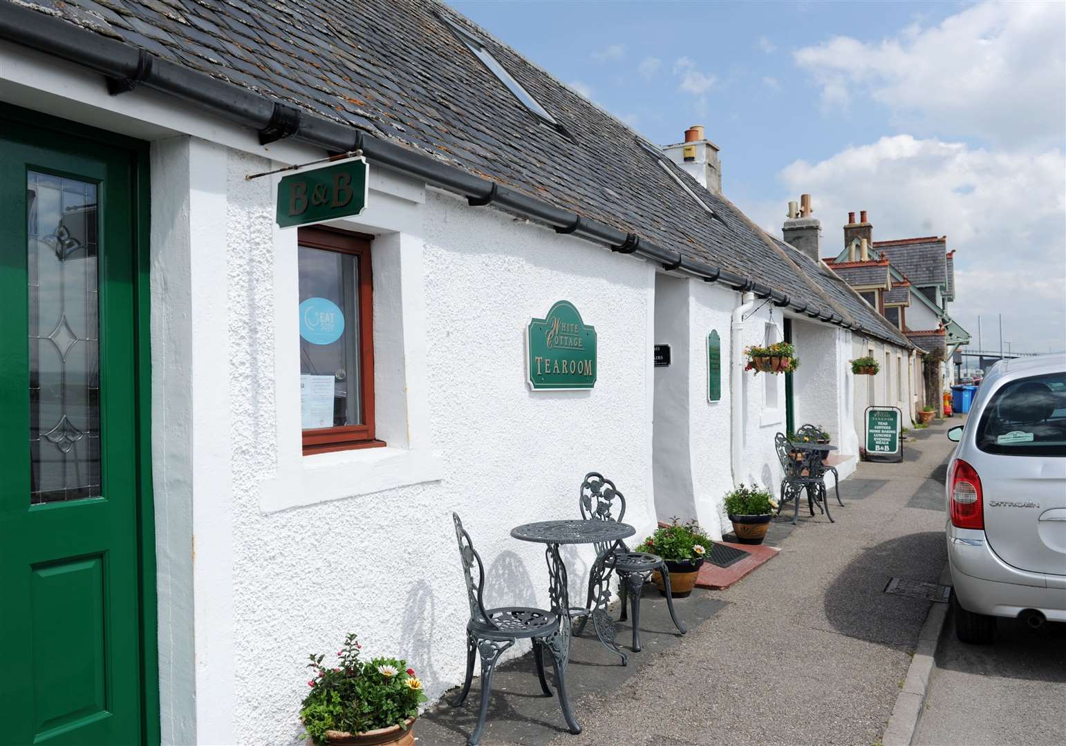 The White Cottage in North Kessock.