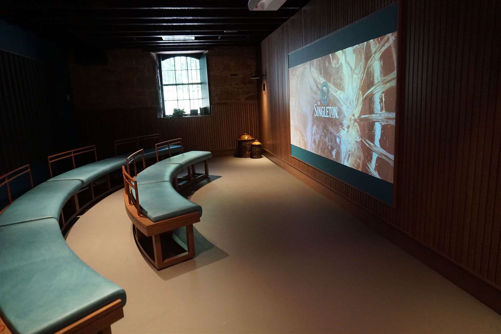 The new video room in the visitor centre. Picture by: Federica Stefani.