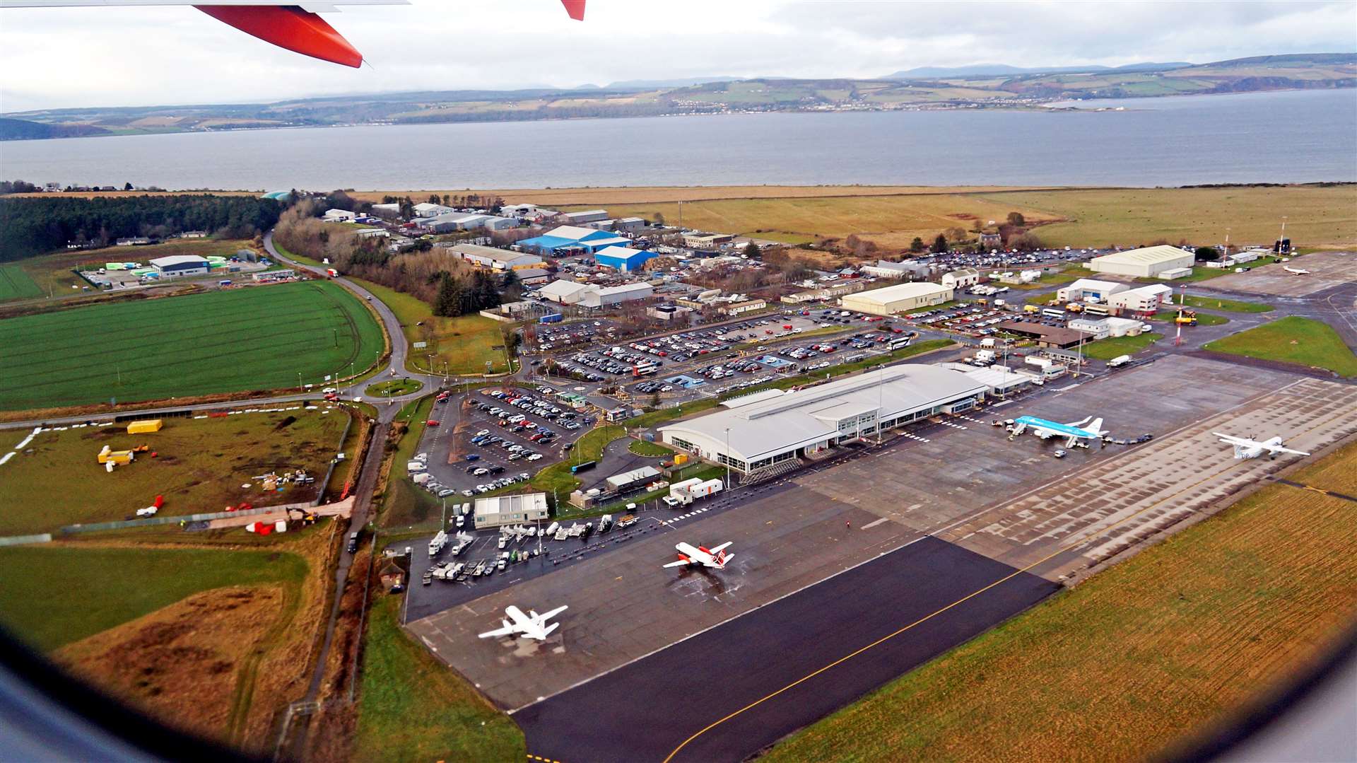 Operations at Inverness Airport were affected by the dispute.