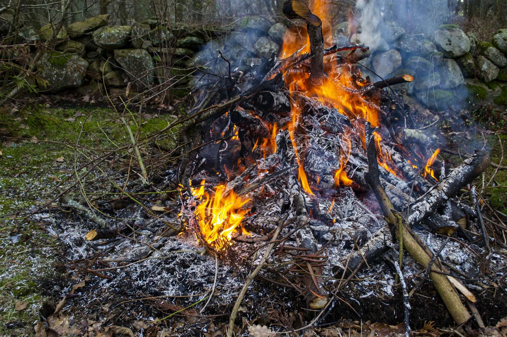 Always check below a bonfire before lighting it. Picture: iStock/PA