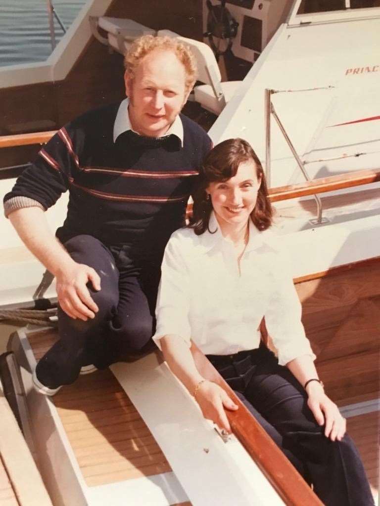 Jim and Elizabeth Hogan, of Caley Cruisers (poss late 1970s).