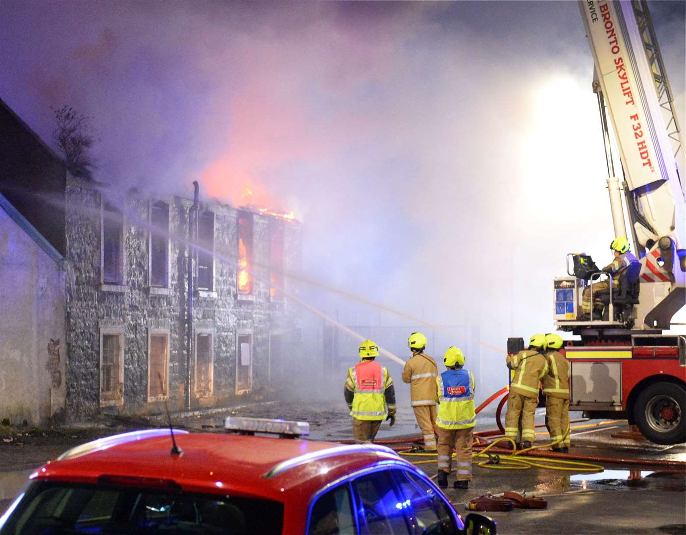 Firefighters battled at the site in Thornbush Road in 2020. Picture: Gary Anthony