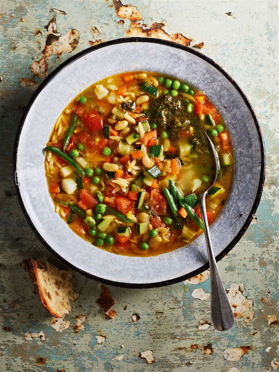 Autumnal vegetable soup from Rick Stein's Secret France. Picture: PA Photo/James Murphy