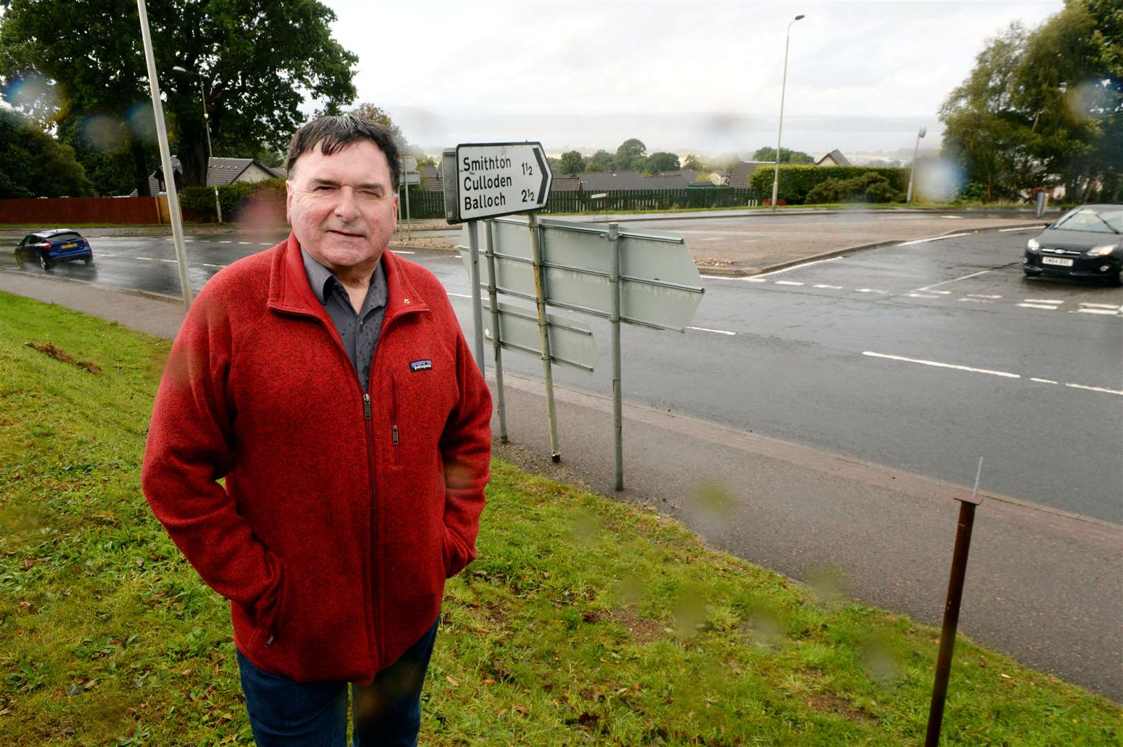 The junction where Tower Road meets Culloden Road: Ken Gowans, Councillor. Picture: James Mackenzie.