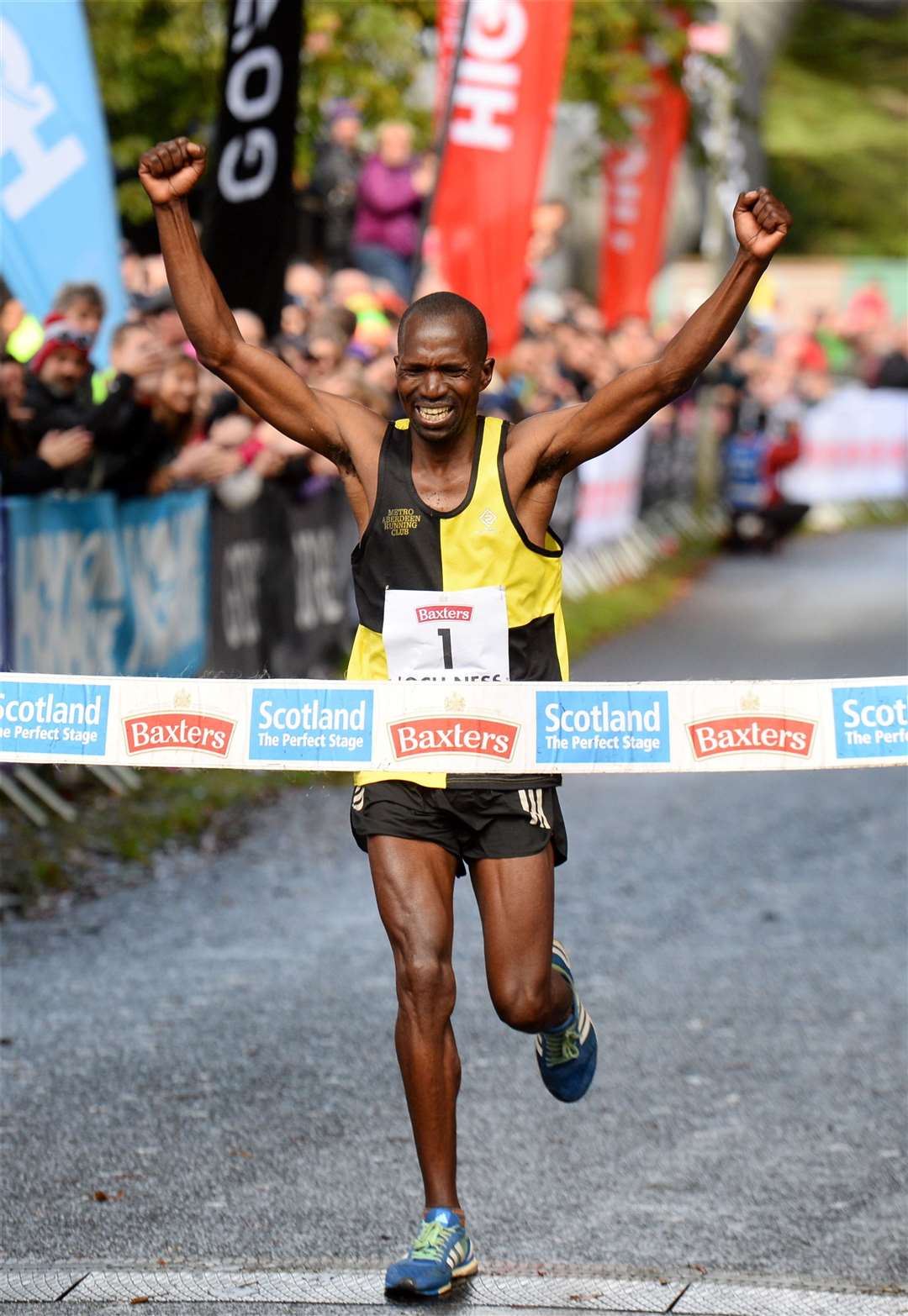 Baxters Marathon 2019..Marathon winner Isaiah Kosgei...Picture: Gary Anthony. Image No..