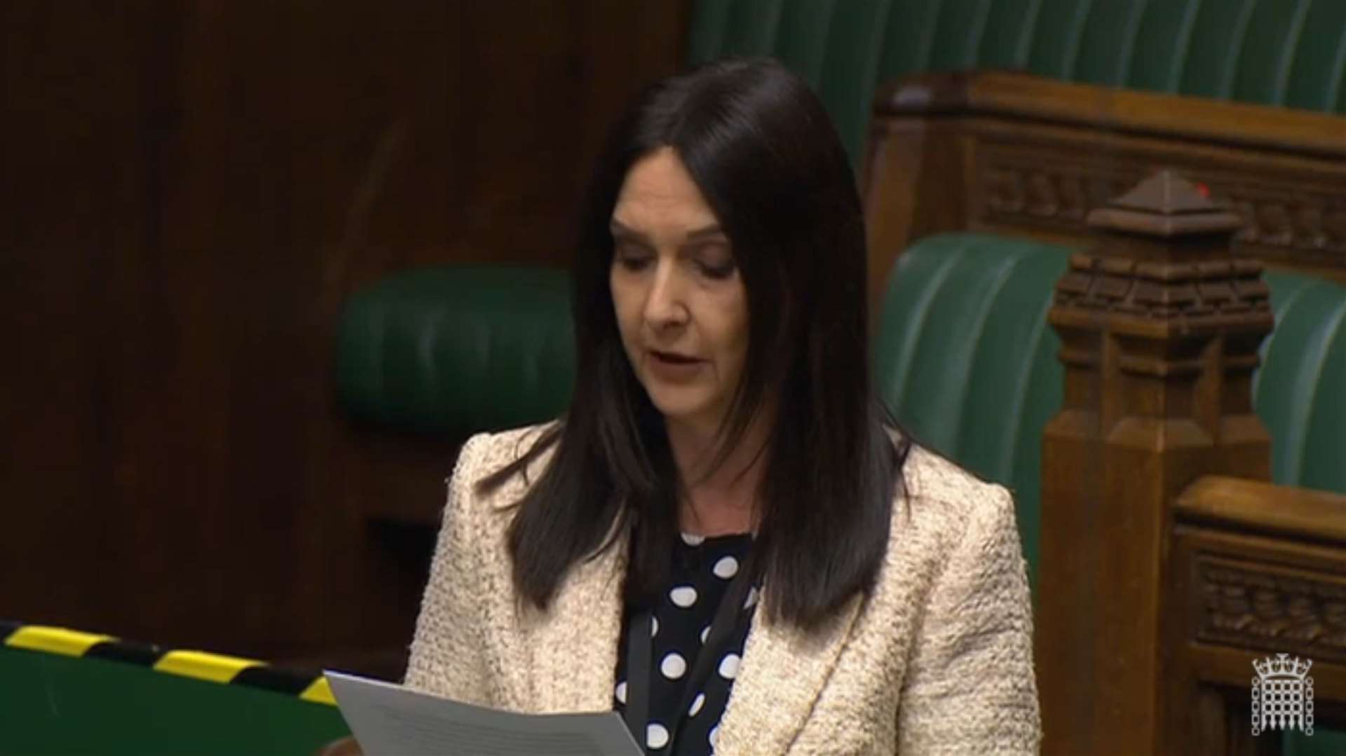 MP Margaret Ferrier in the House of Commons (Parliament TV/PA)