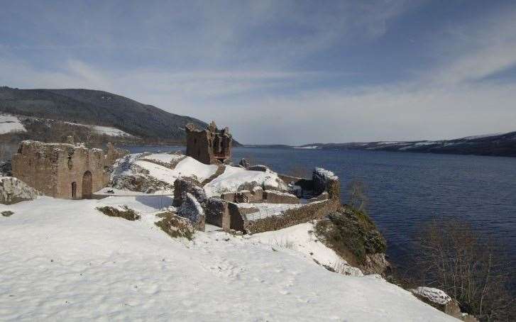 Urquhart Castle by Loch Ness has closed due to icy conditions.