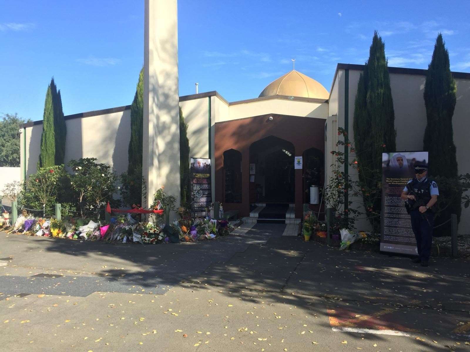 Masjid Al Noor mosque in Christchurch, New Zealand, where 42 people lost their lives during a terror attack in March 2019 (PA)