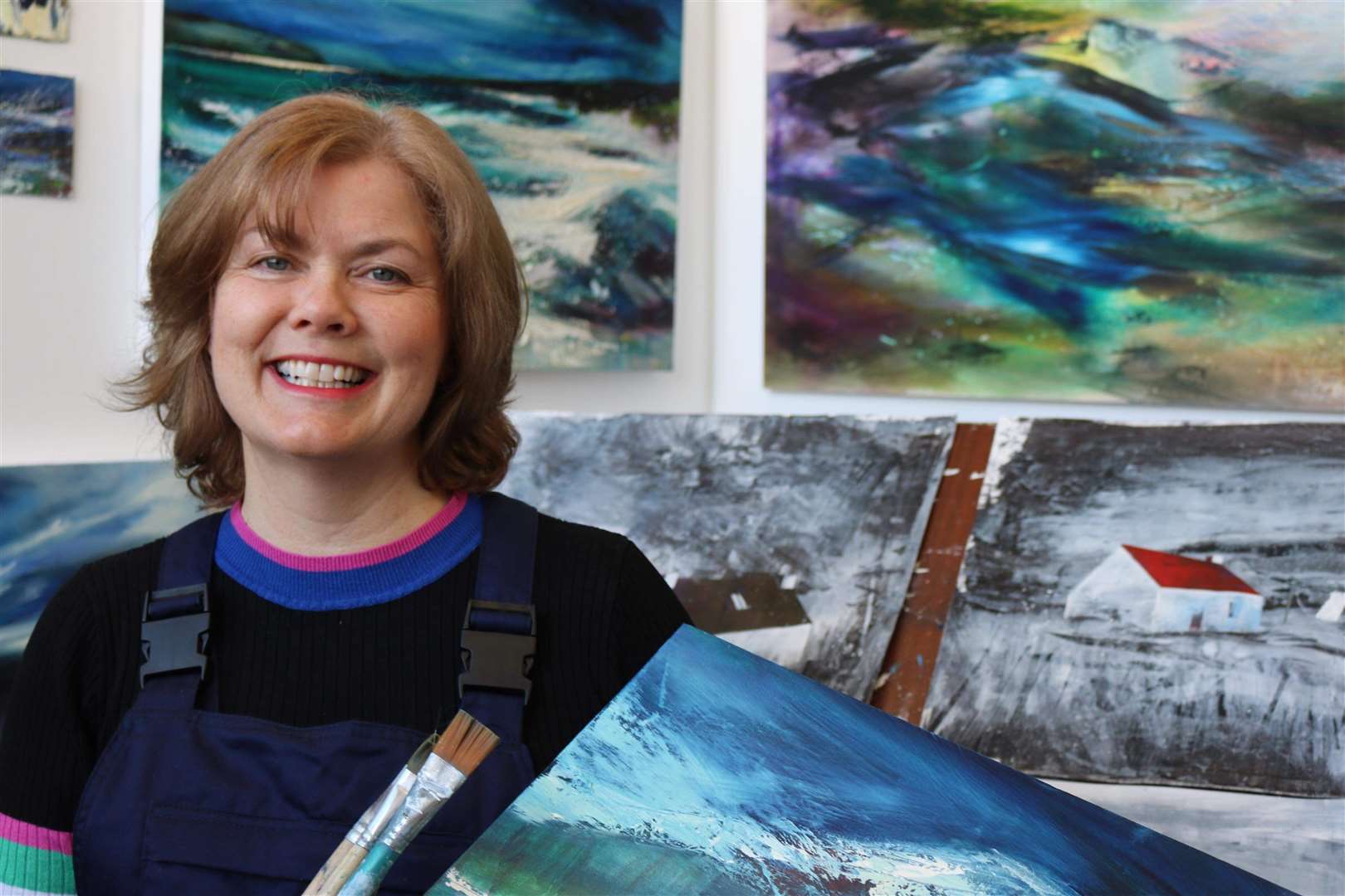 Fiona Matheson at her studio in the Inverness Creative Academy.