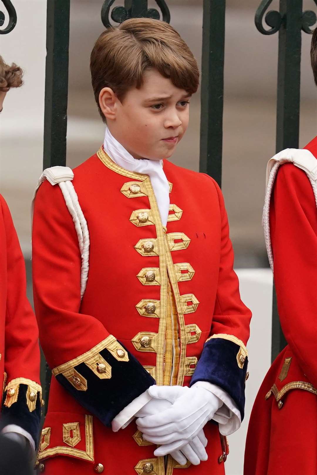 Prince George was one of the King’s Pages of Honour (Jacob King/PA)