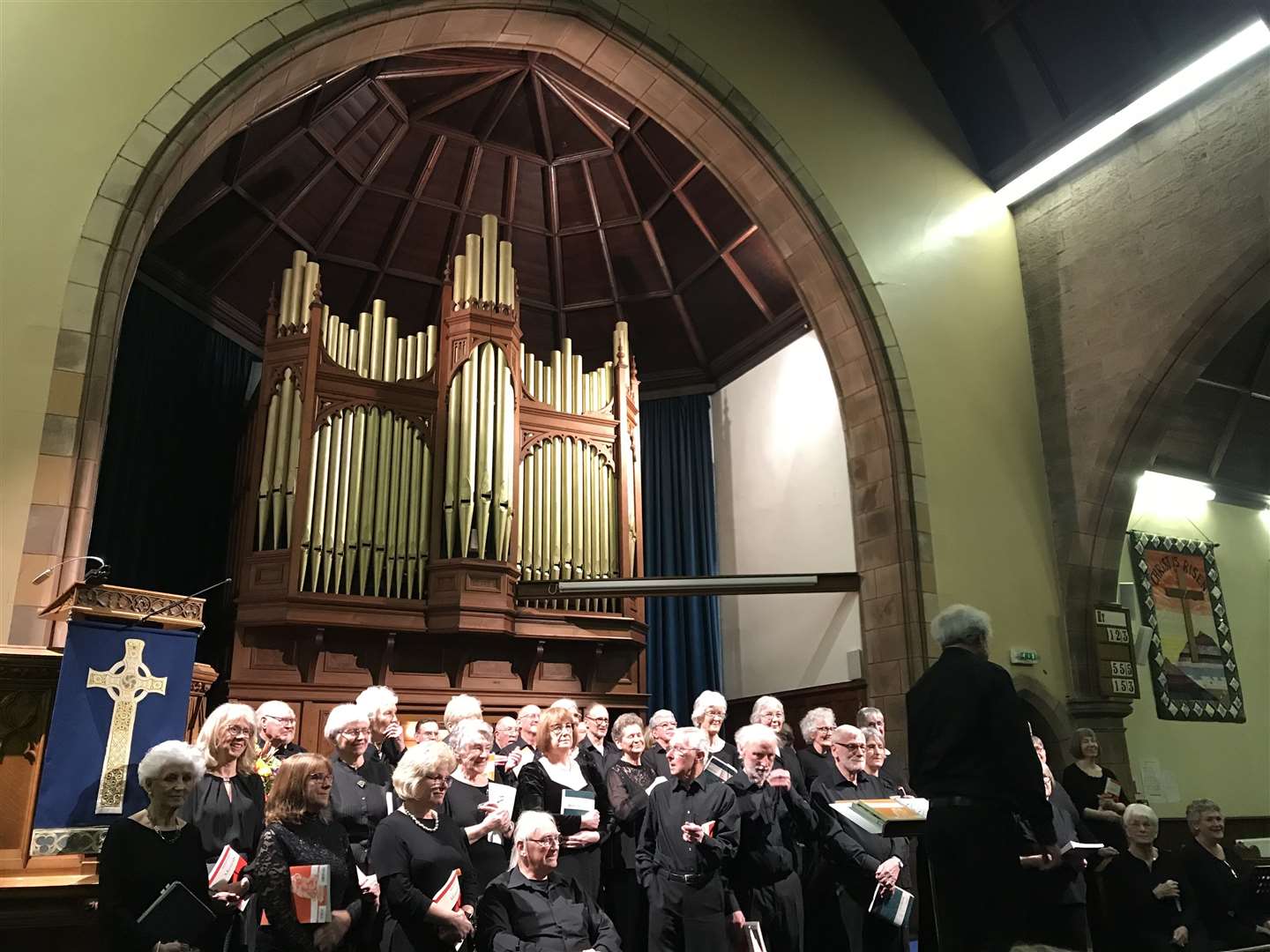 Inverness Choral Society performing at the Ness Bank Church at their Spring Concert back in March.