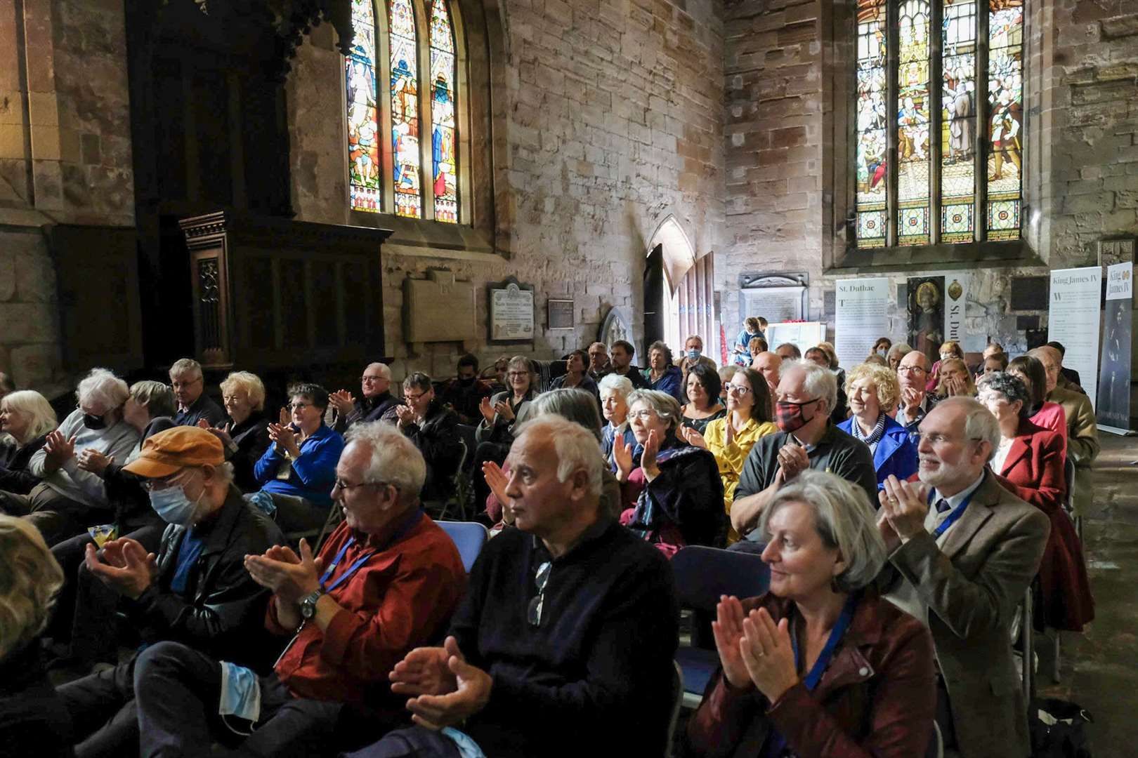 Audience at the Collegiate Church. Picture: Mark Janes