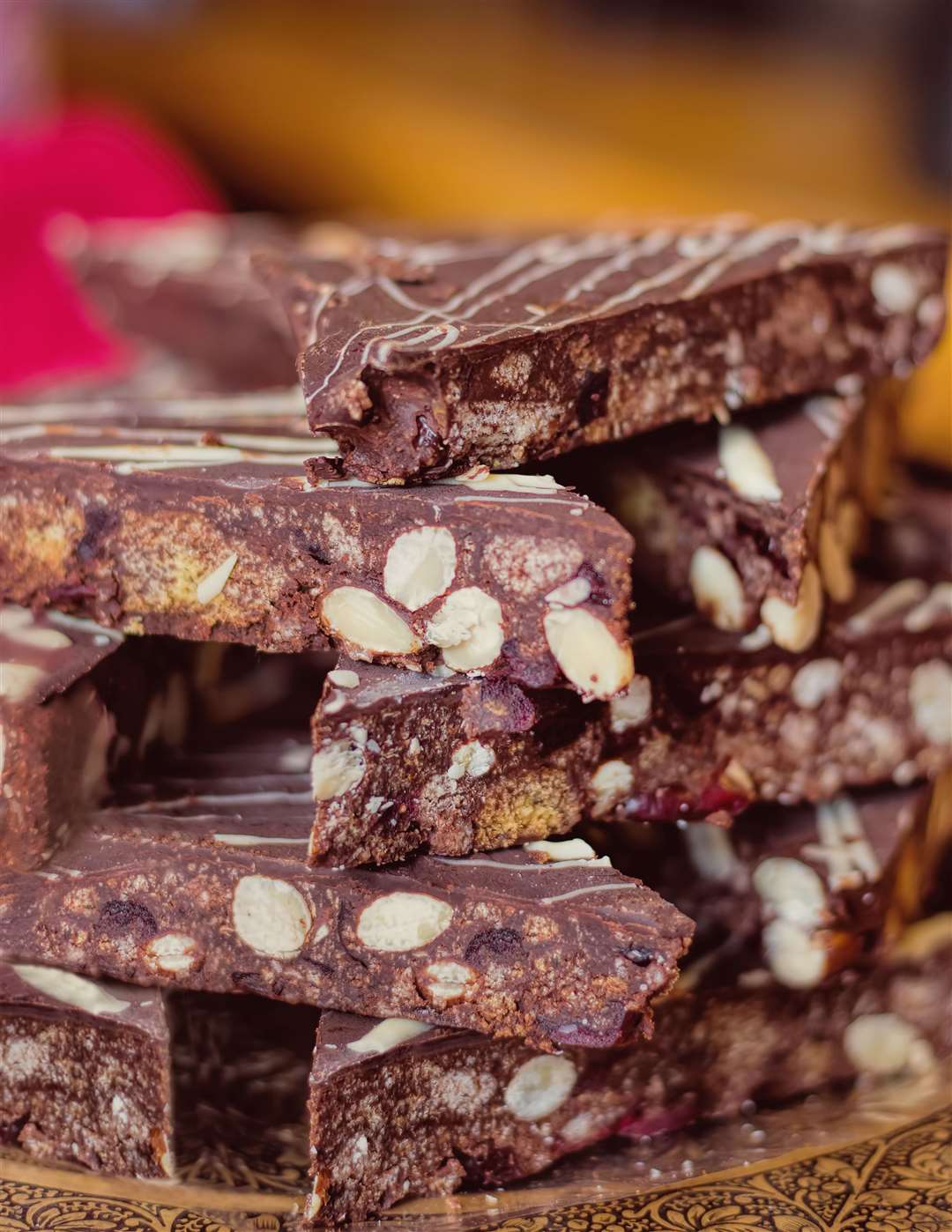 Chocolate tiffin is a great choice – and fun to make!