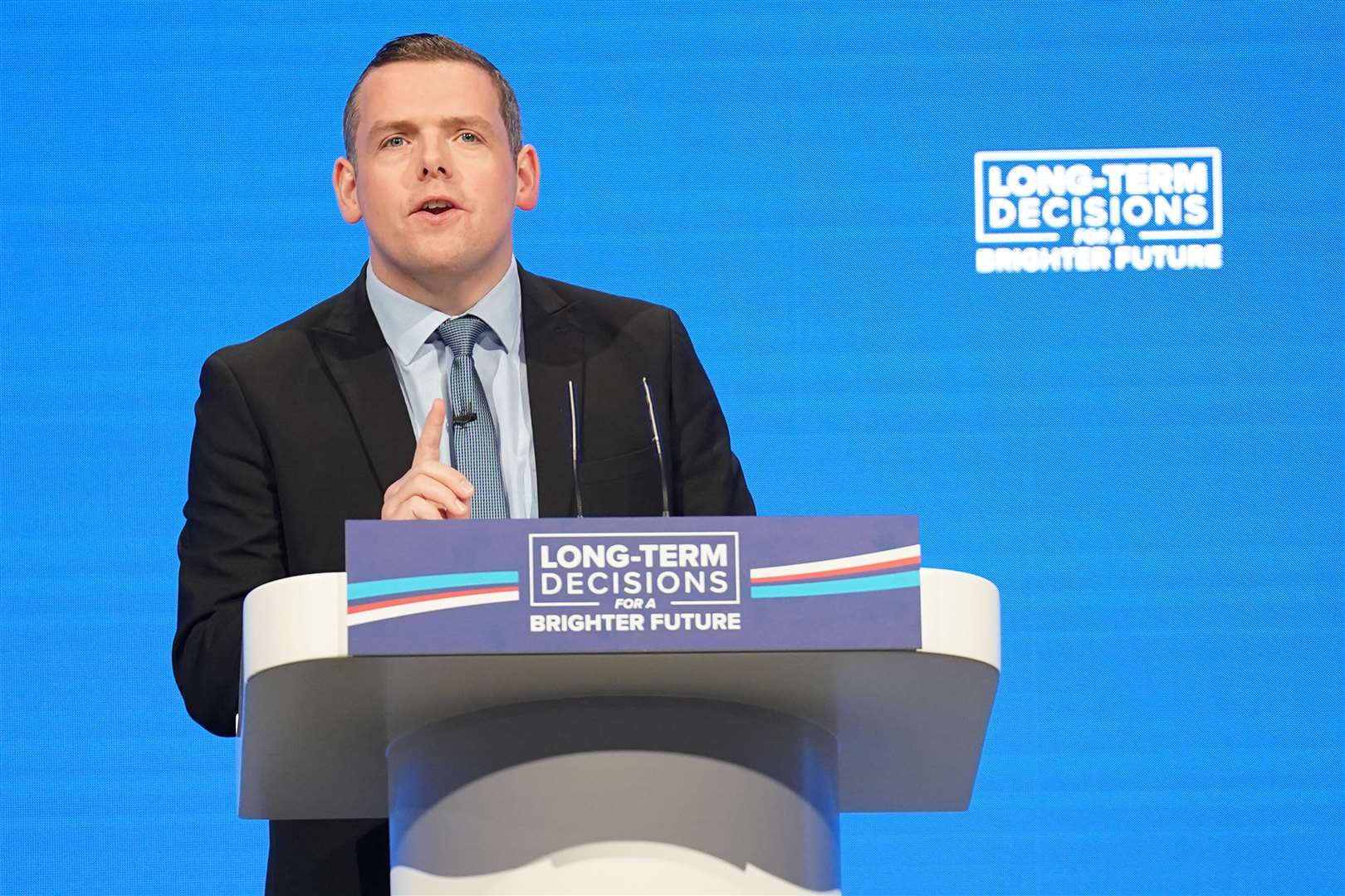 The Scottish Tory leader branded comments from the First Minister ‘deceitful’ (Stefan Rousseau/PA)
