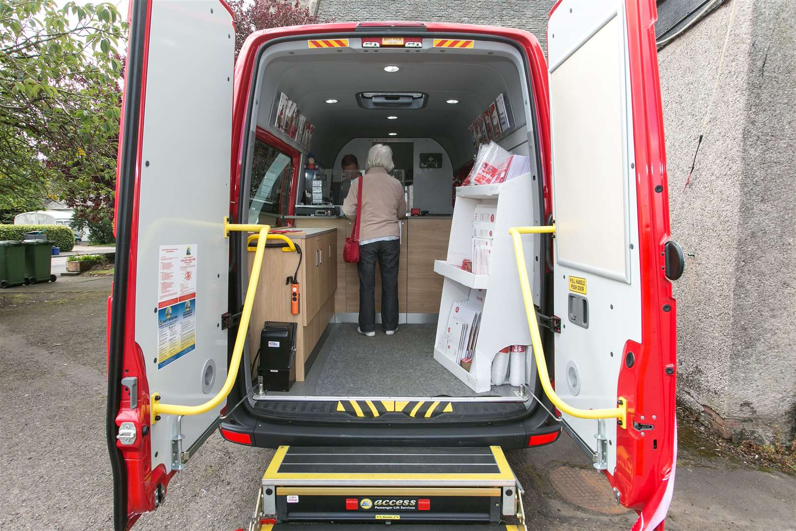 The mobile post office will serve rural communities. Picture: Mark K Jackson