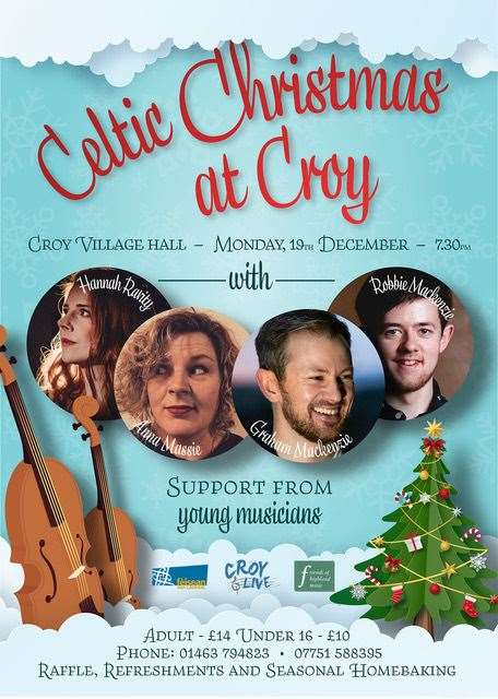 Celtic Christmas At Croy for a festive line-up of music.