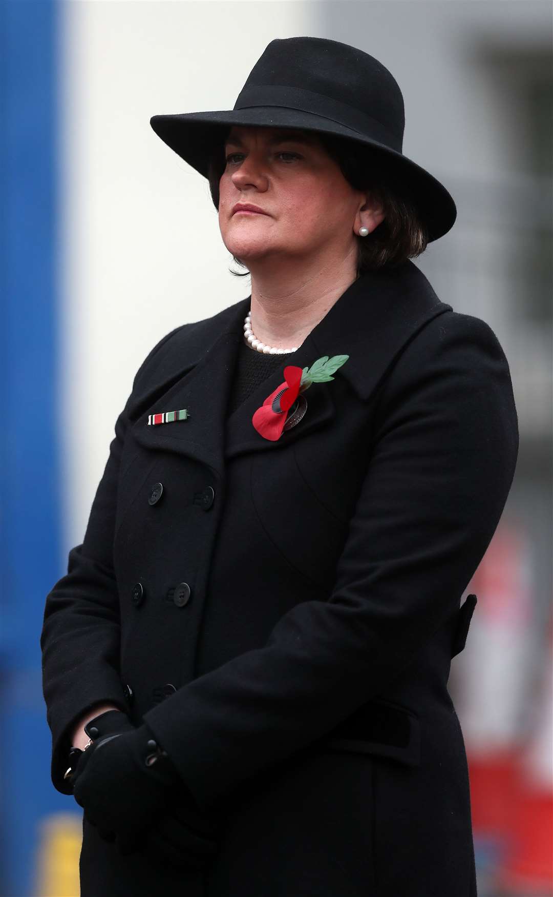 First Minister Arlene Foster during the service (Brian Lawless/PA)