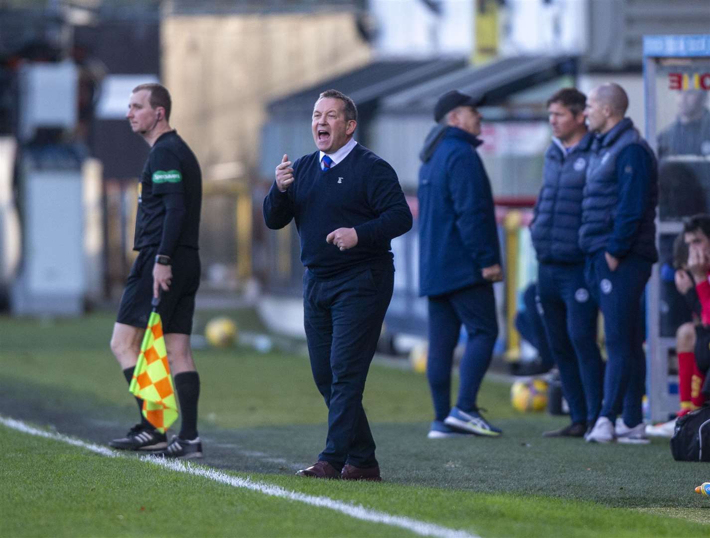 Billy Dodds watched his side play out a 2–2 draw away at Ayr United.