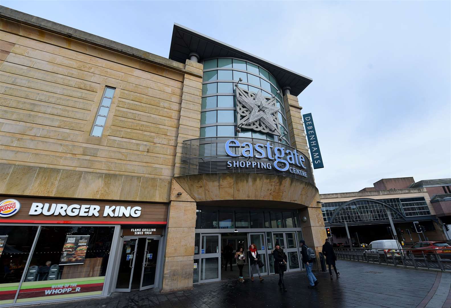 Free parking will be available at the Eastgate Shopping Centre for key workers.