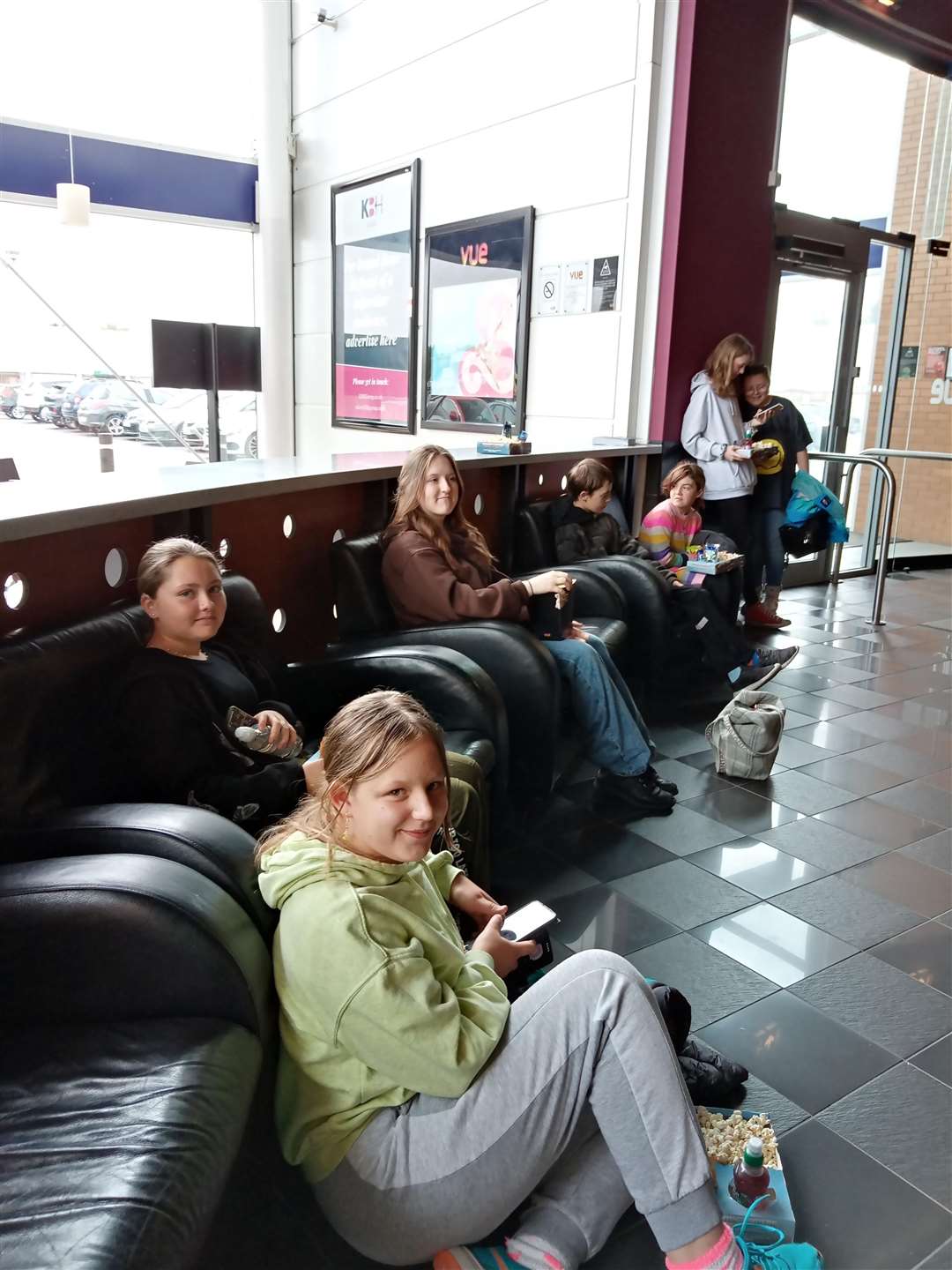 Young Carers visit Vue Cinema.