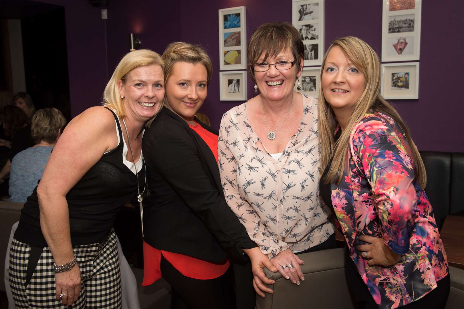 In BarOne for a girls night out are (left to right) Yvonne Robb, Sam Brock, Lorna Jackson and Laura Beaton. Picture: Callum Mackay.