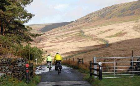 The 1064-mile route was hilly in places but followed mostly quiet roads perfect for cycling.