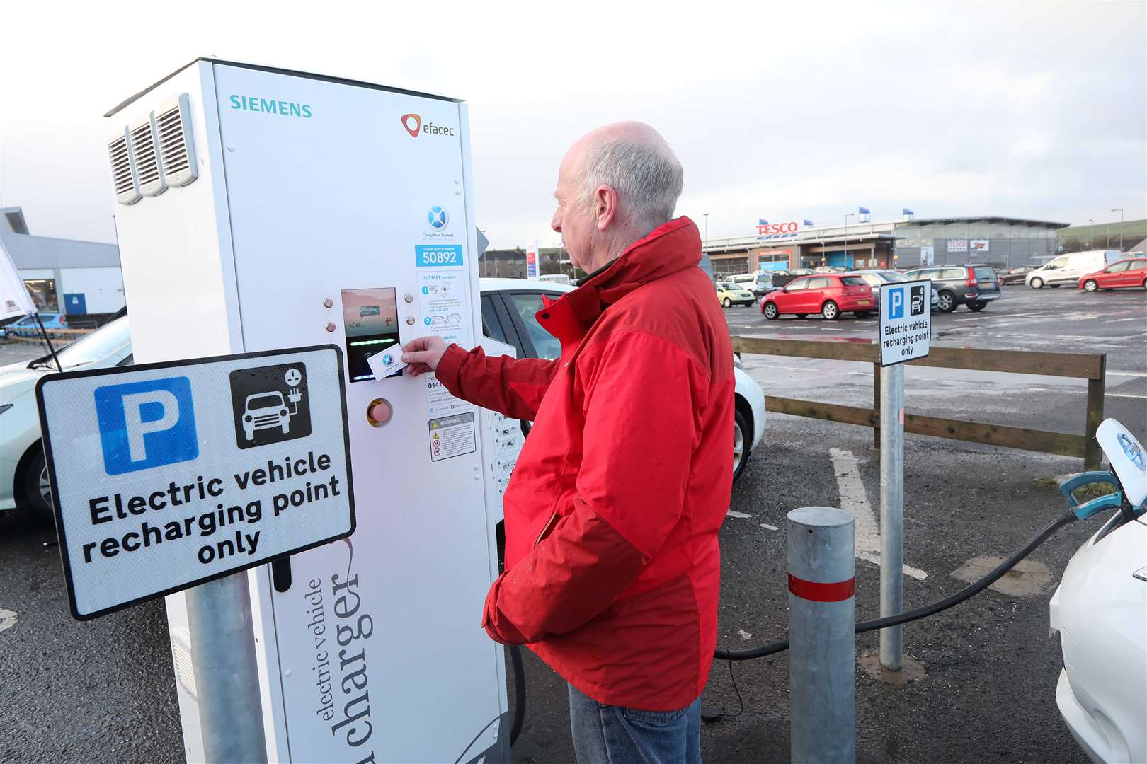 A smart grid in Orkney includes electric vehicle recharging points. Picture: EMEC