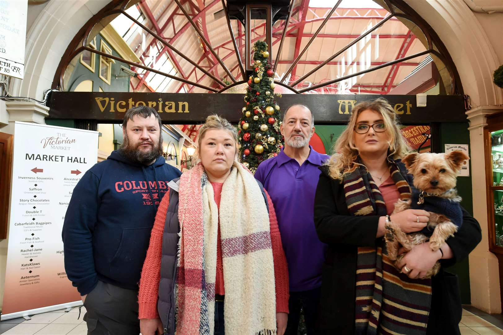 Angry Victorian Market traders have been told they are to be evicted to enable refurbishment.