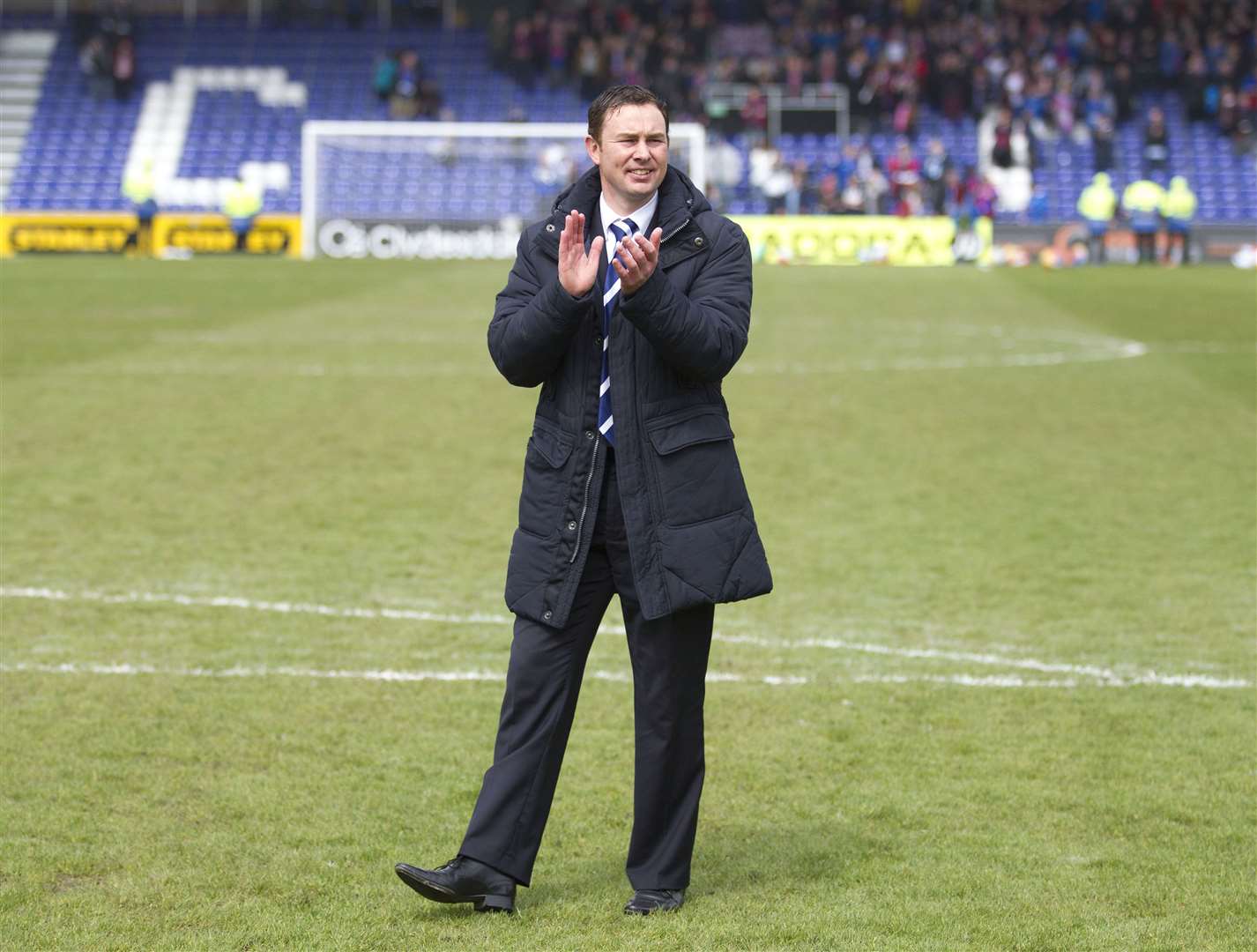 Derek Adams, pictured at the end of the 2012/13 season during his second spell in charge, has returned to Ross County for a third time. Picture: Ken Macpherson