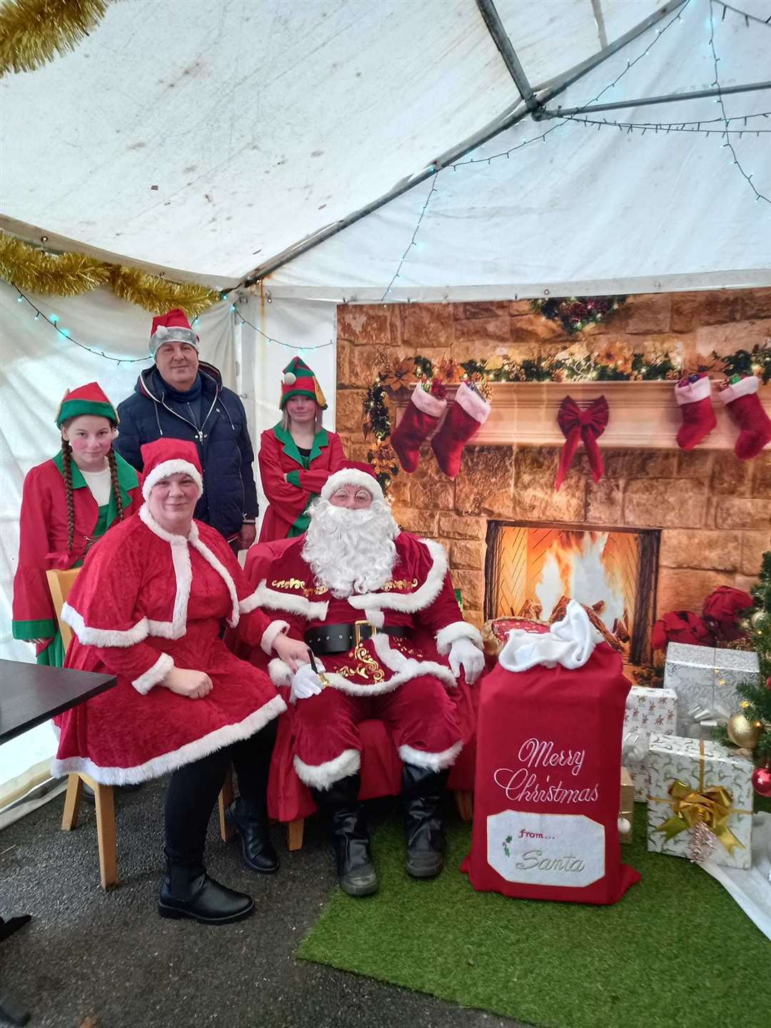 Smithton Santa and all his helpers.