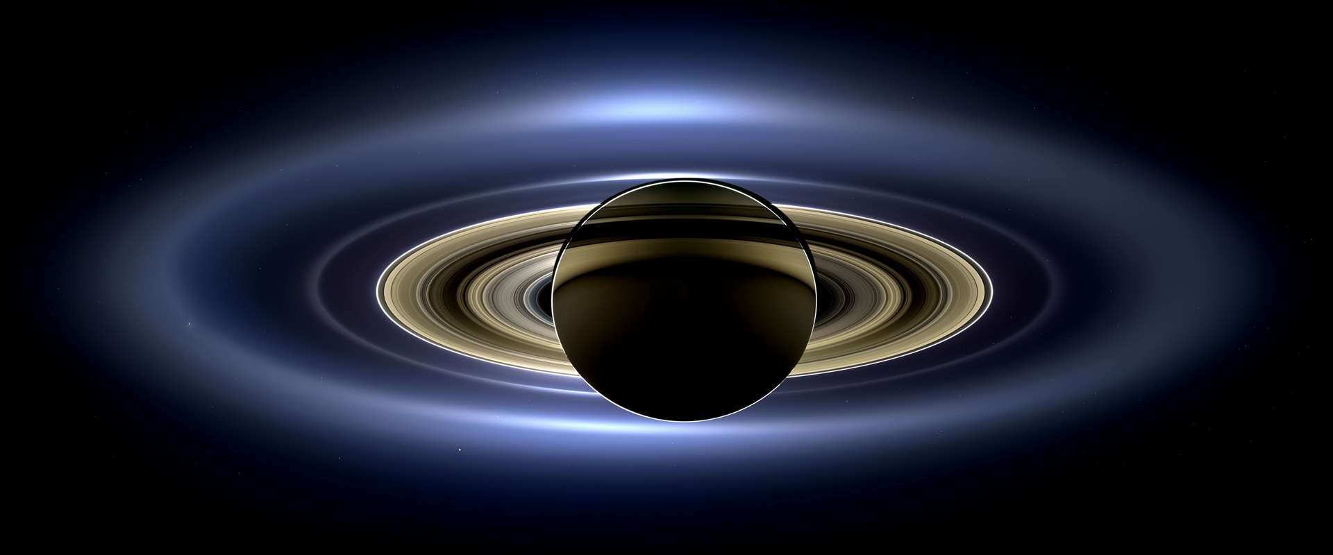 Saturn's beautiful rings are believed to have been formed by a moon that was ripped apart by the planet's gravity. Picture: NASA / JPL-Caltech / Space Science Institute, Public domain, via Wikimedia Commons.