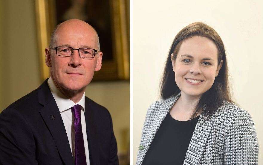 Former cabinet members John Swinney and Kate Forbes could face off against one another for the SNP leadership.
