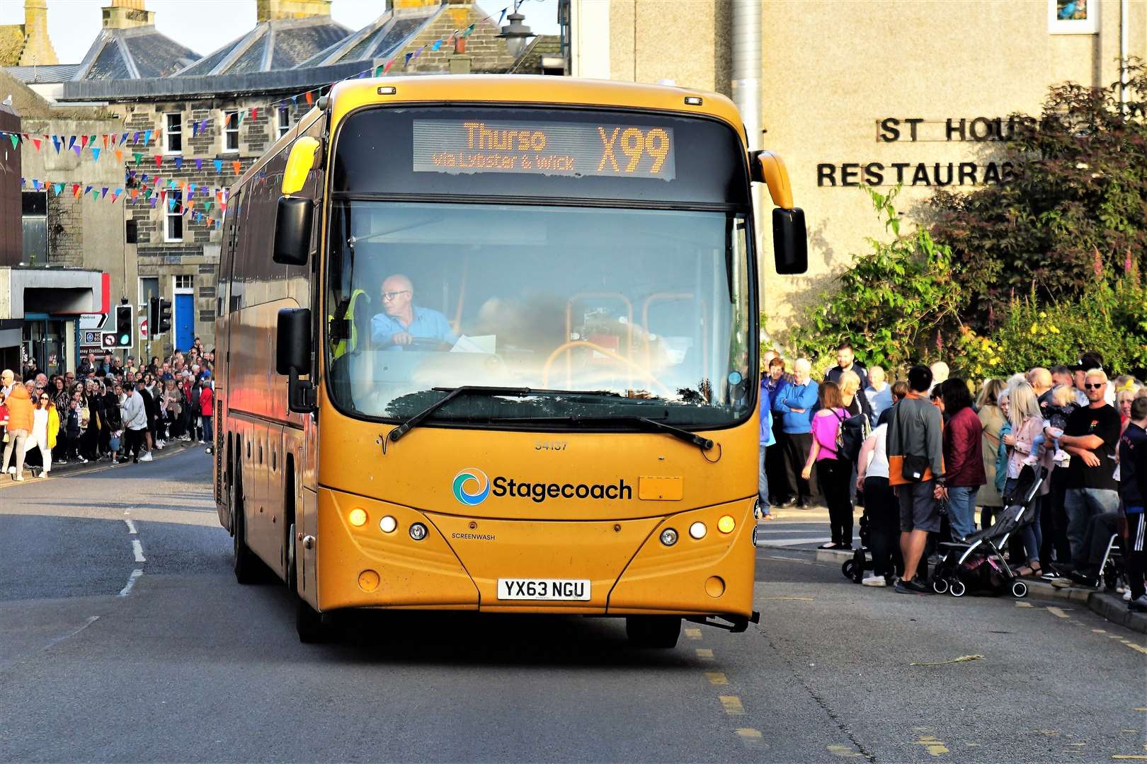 Stagecoach bus in Wick. Picture: DGS