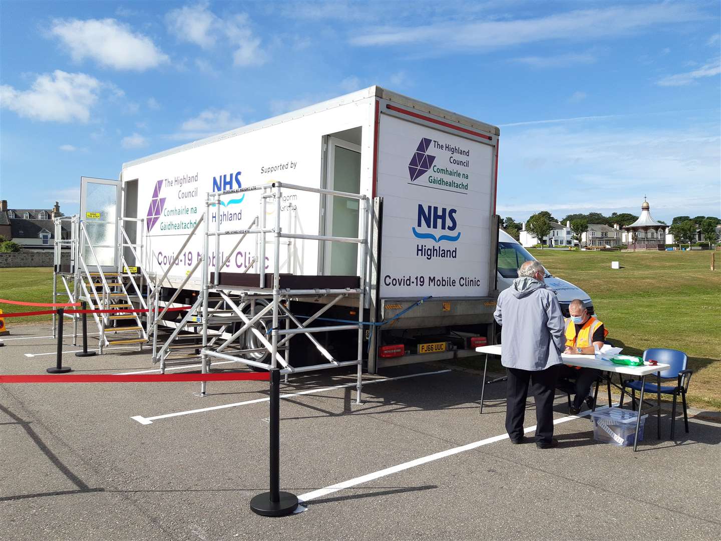 The mobile unit, Testalot will be at the B&M car park in Telford Retail Park, Inverness, this week.