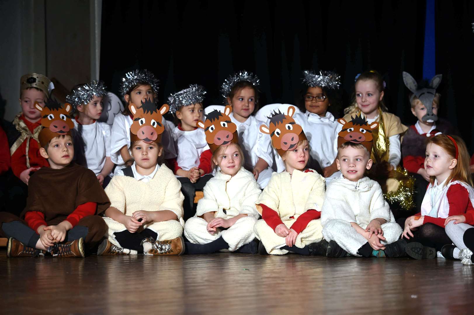Dalneigh Primary Nativity. Angels and Camels. Picture: Callum Mackay.