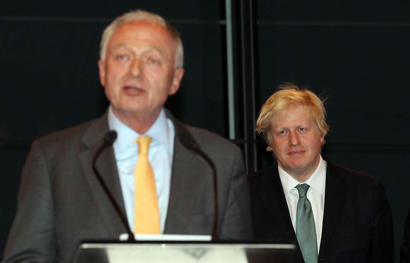 Ken Livingstone gives a speech in City Hall, London after Boris Johnson was re-elected Mayor of London (Lewis Whyld/PA)