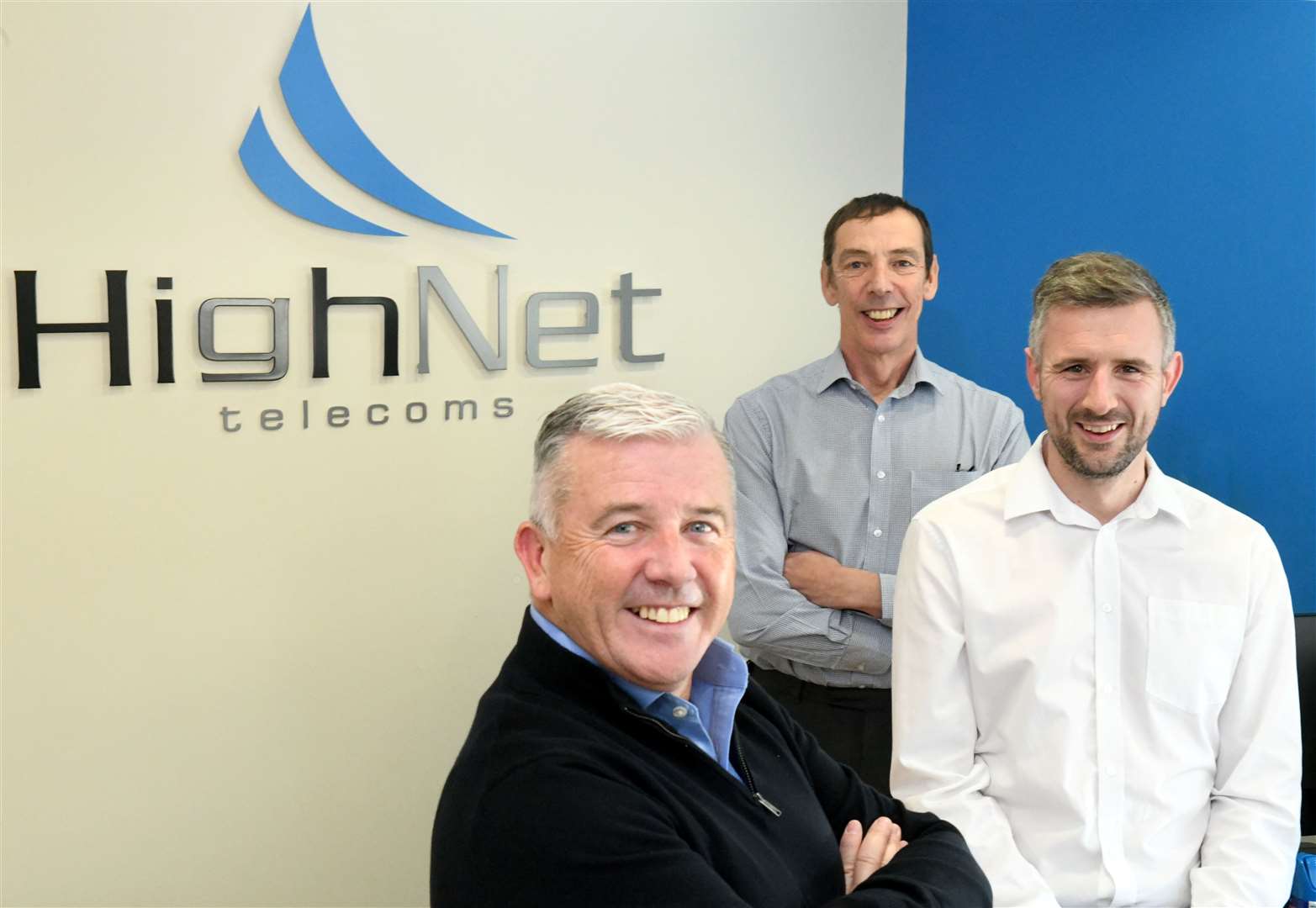 David Siegel, Managing Director, David Alldritt, Technology and Innovation Director and Dave Munro, Director of Product. Picture: James Mackenzie.