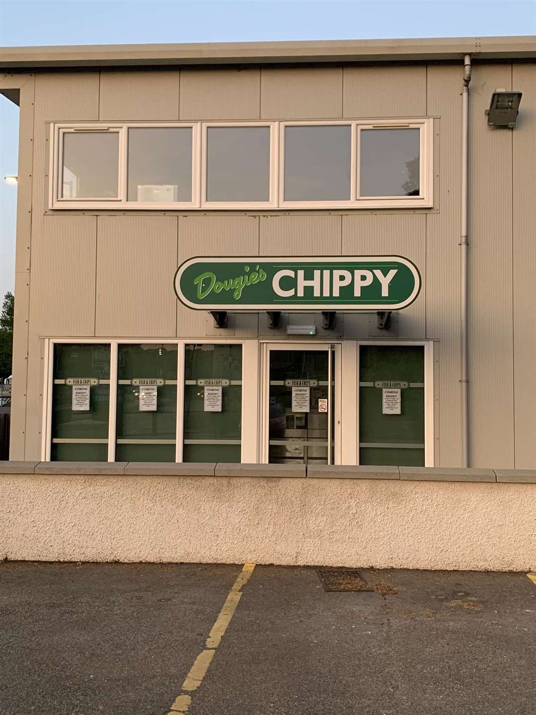 Dougie's Chippy is set to open tomorrow, June 1.