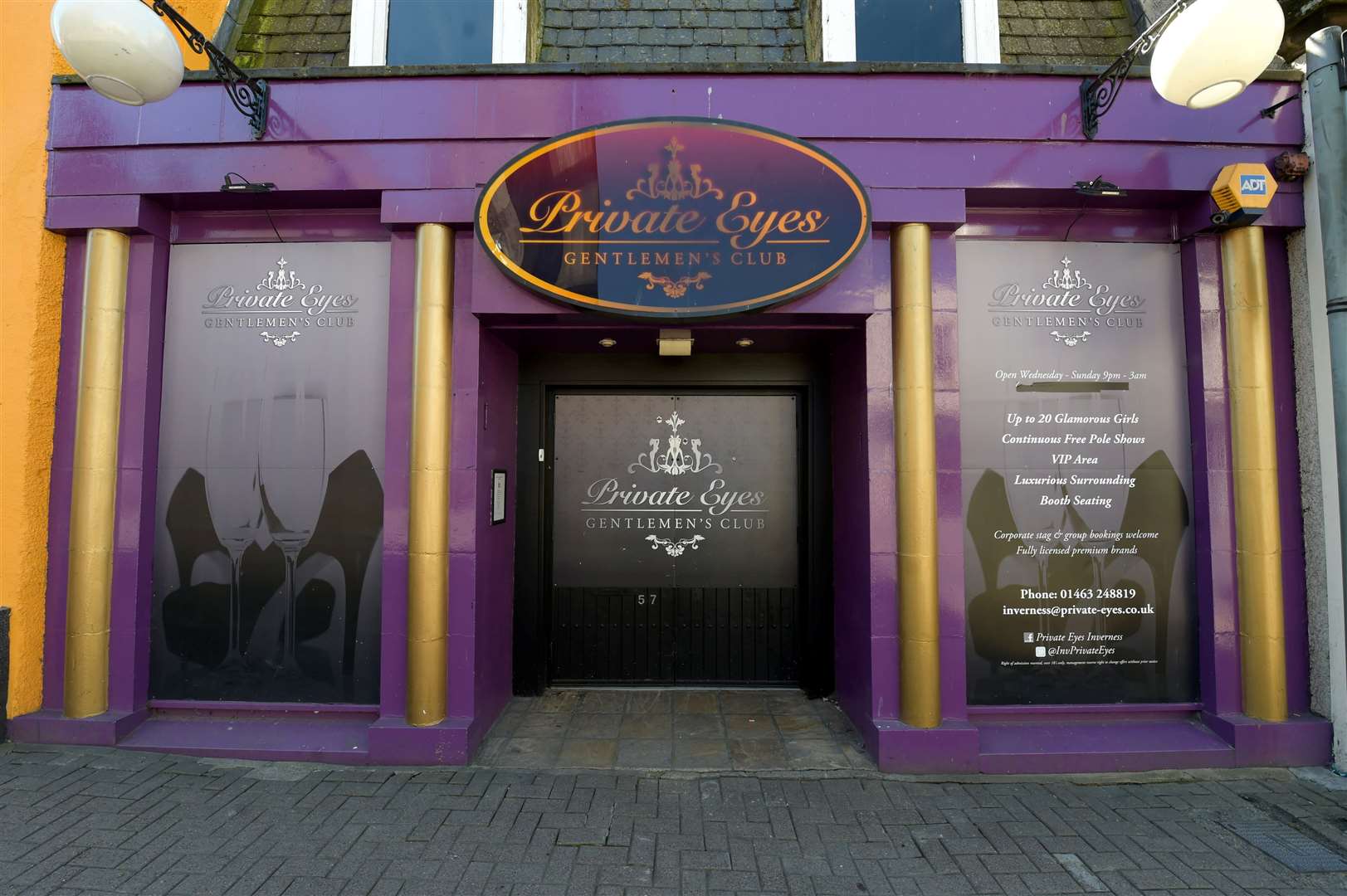 Private Eyes Gentlemens Club, Academy Street, Inverness.