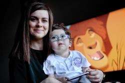 Leo Flett, with mum Louise, suffers from a very rare form of muscular dystrophy.