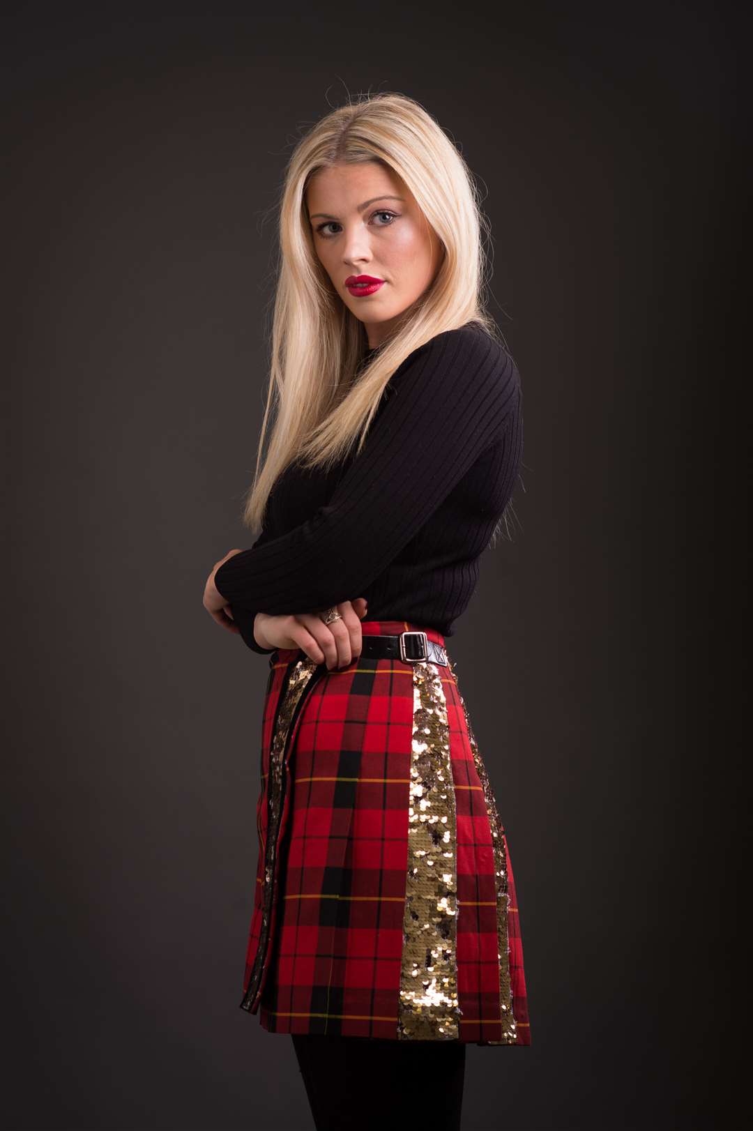 Multi award-winning designer Siobhan Mackenzie has been wowing the fashion world with her tartan designs for years. Picture: Callum Mackay.