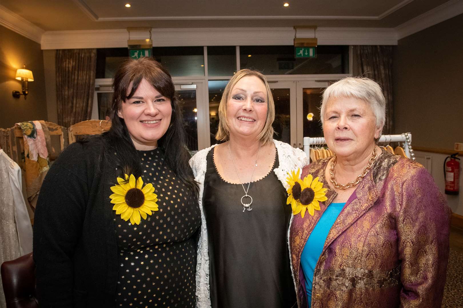 Christine Souter, Thelma Dunlop and Lucy Briggs. Picture: Callum Mackay