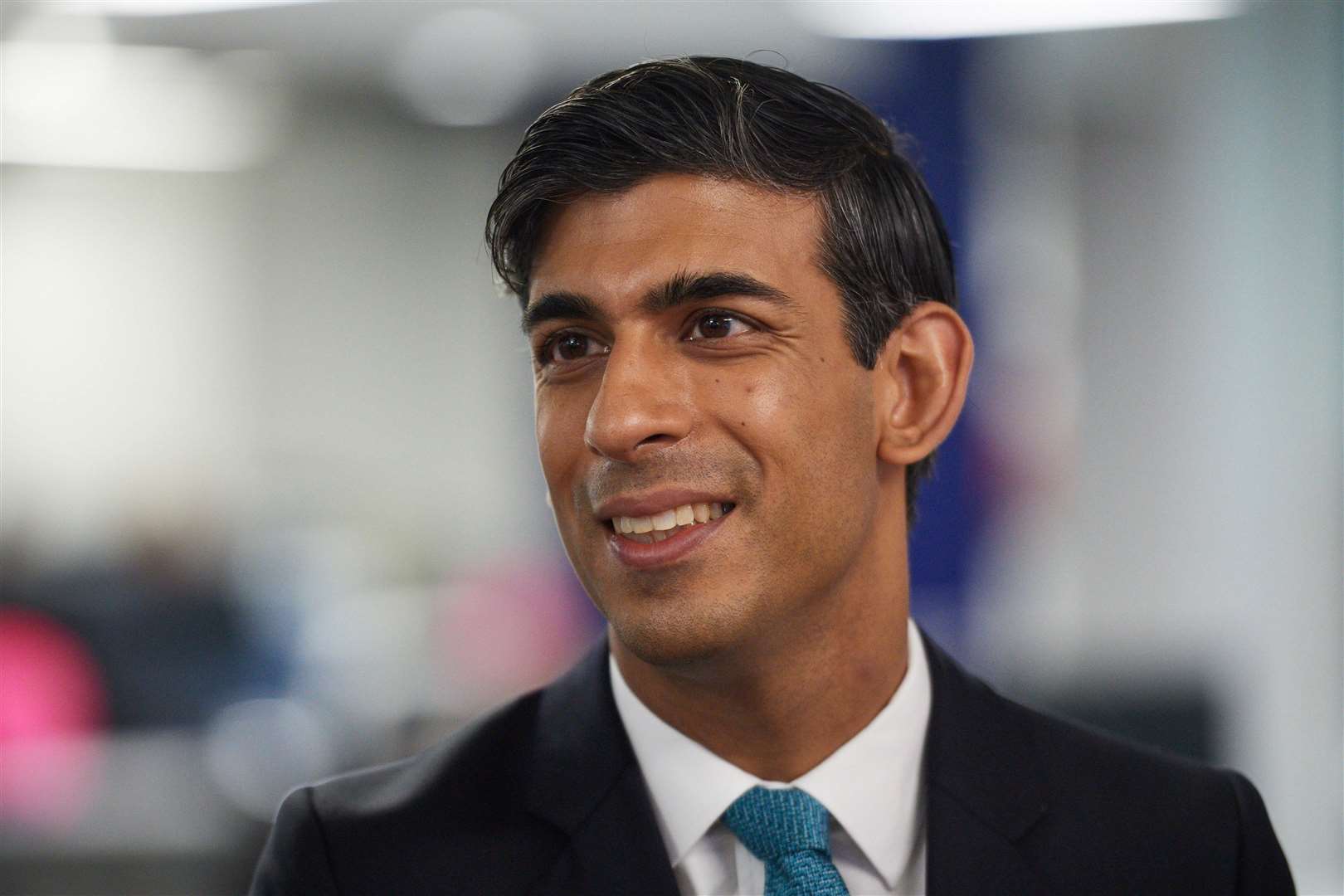 The new leader of the Conservative party Rishi Sunak who will soon be confirmed officially as the Prime Minister.