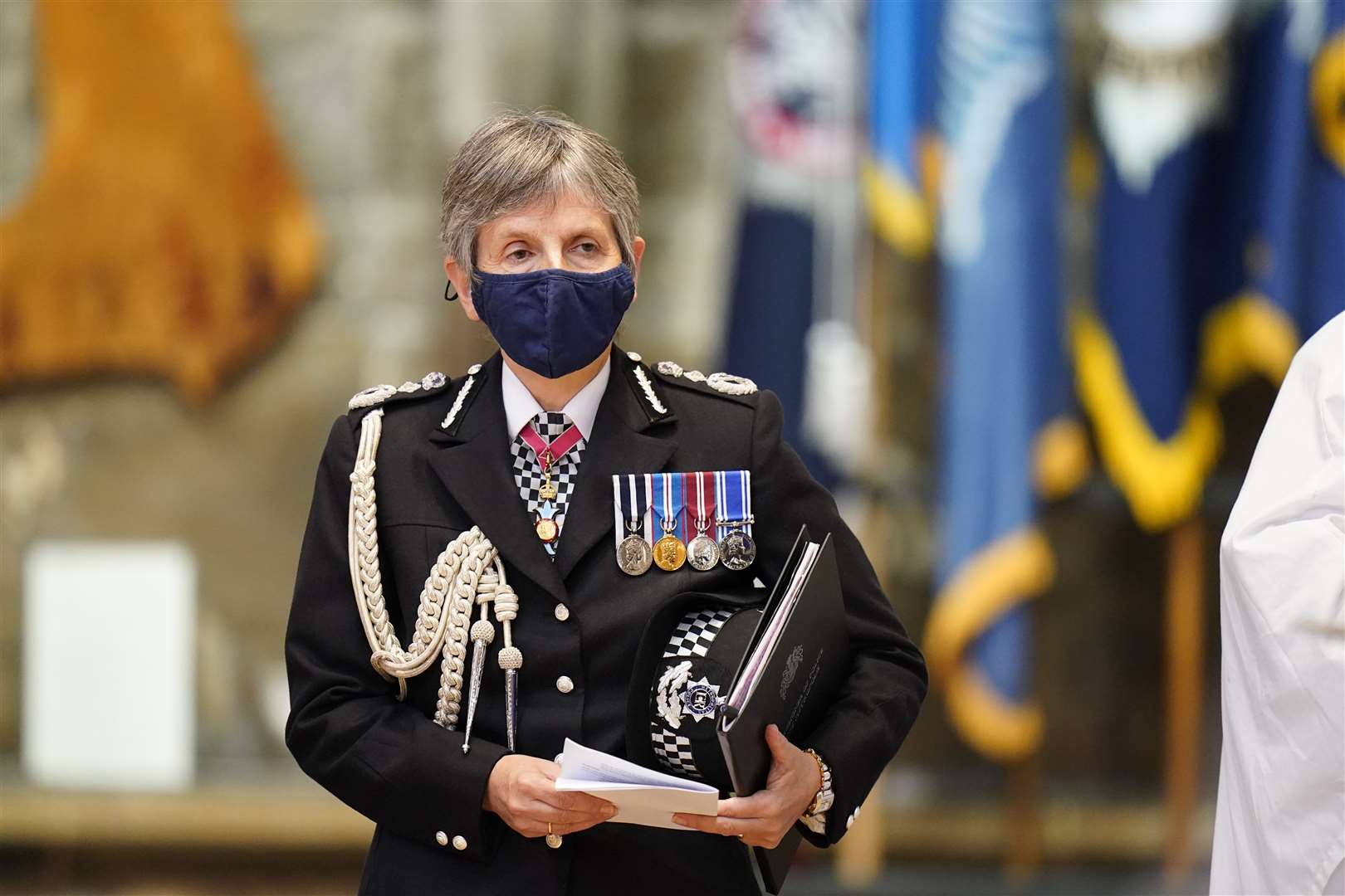 Metropolitan Police Commissioner Cressida Dick during the National Police Memorial Day Service at Lincoln Cathedral (Danny Lawson/PA)
