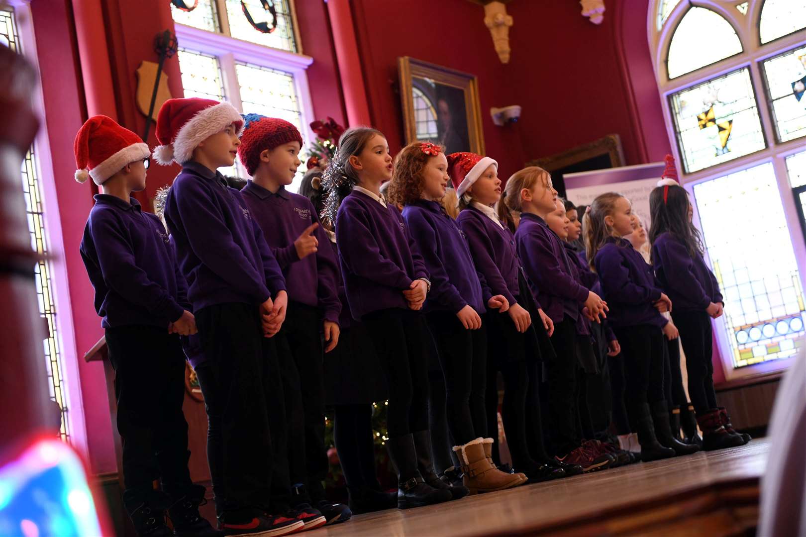 Lochardil Primary School sing Carols. Picture: Callum Mackay