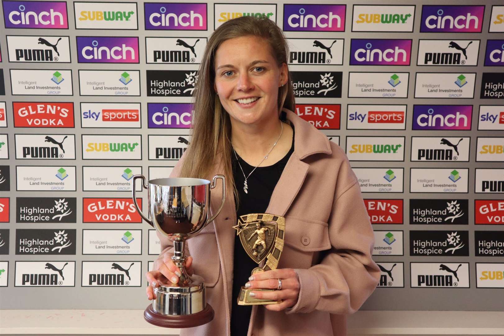 Kirsty Deans won player of the year and players' player of the year for Inverness Caledonian Thistle Women in 2021/22.