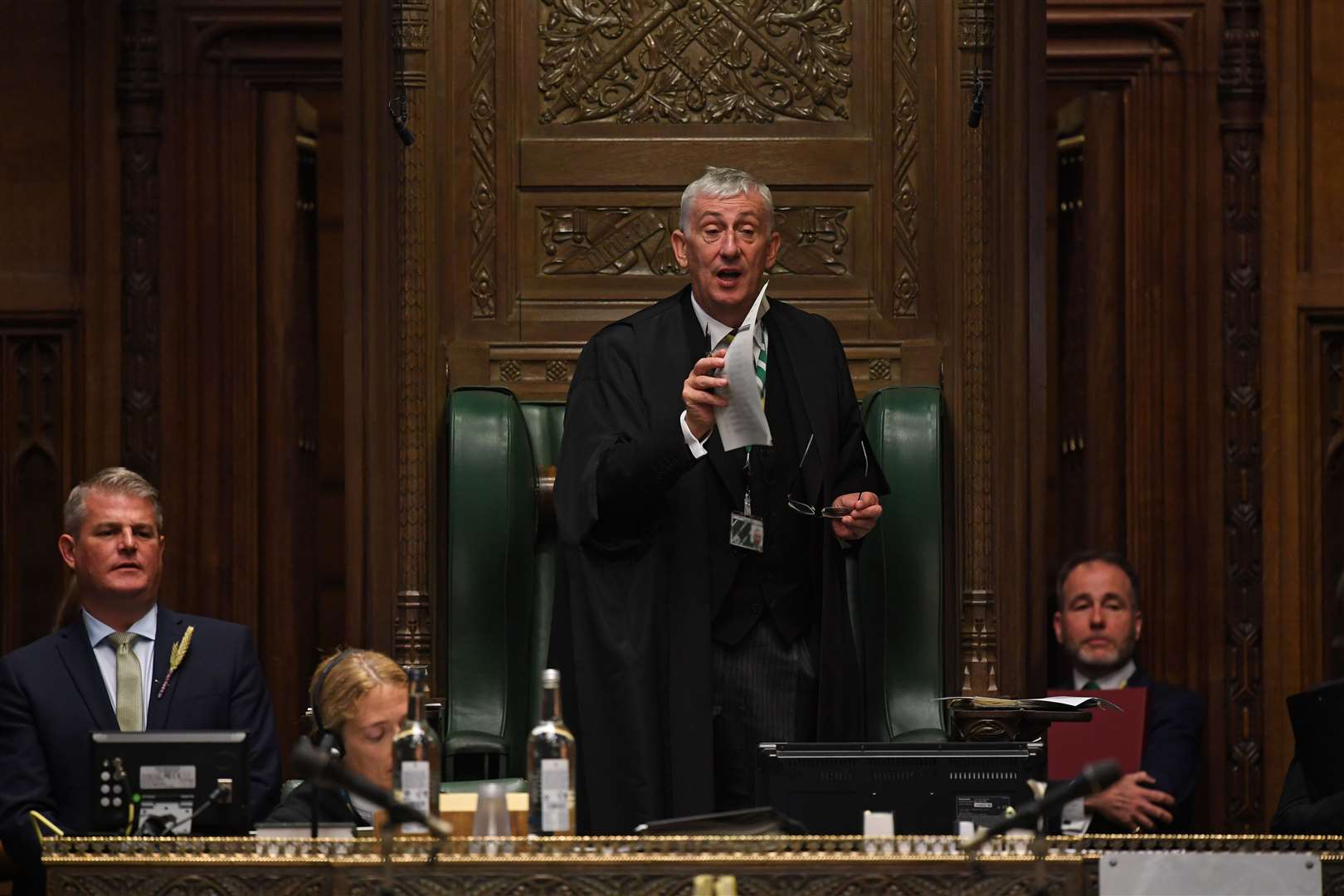 Commons Speaker Sir Lindsay Hoyle will decide on whether Sir Graham Brady’s amendment is put to a vote (UK Parliament/Jessica Taylor)