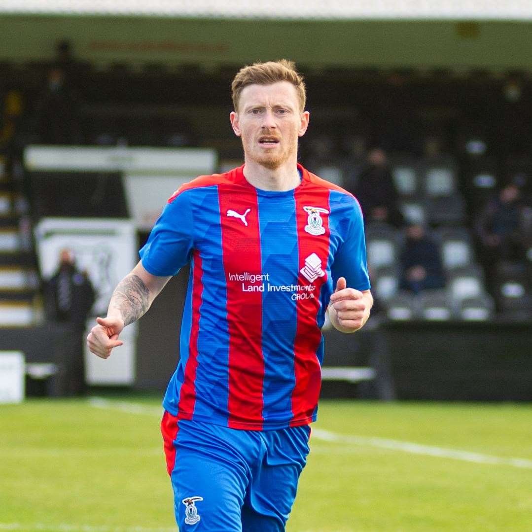 Shane Sutherland has only featured competitively twice since rejoining Caley Thistle in the summer. Picture: Daniel Forsyth