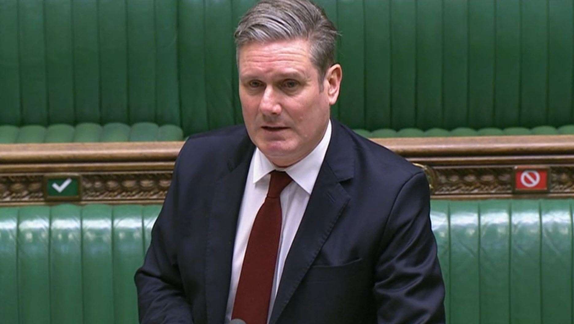 Sir Keir Starmer during the House of Commons debate on the EU (Future Relationship) Bill (House of Commons/PA)