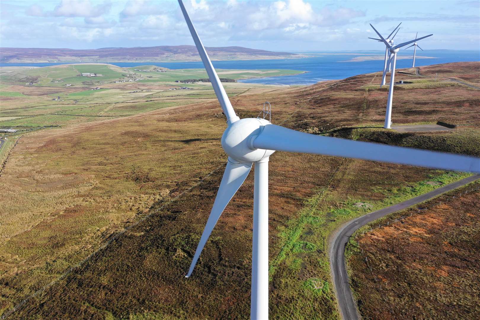 There are a total of 12 large wind turbines in Orkney. Picture: Colin Keldie/Solo Energy